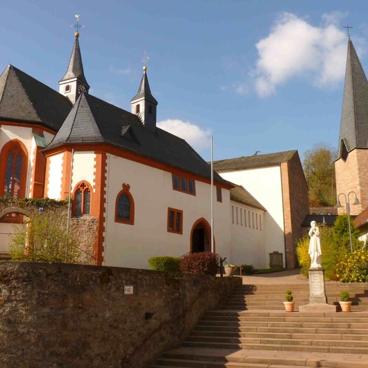 Außenansicht der Wallfahrtskirche Hessenthal