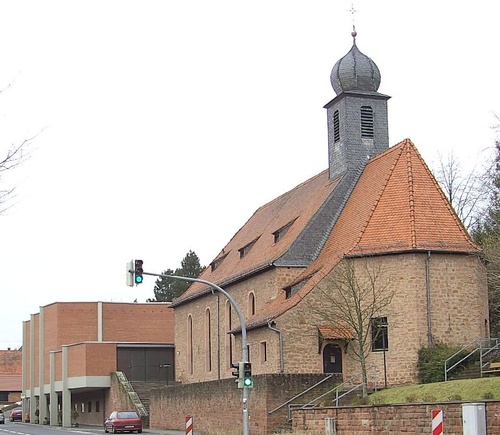Außenansicht Pfarrheim Hessenthal-Mespelbrunn