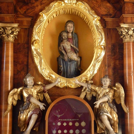 Gnadenbild im Altar der Gnadenkapelle Hessenthal